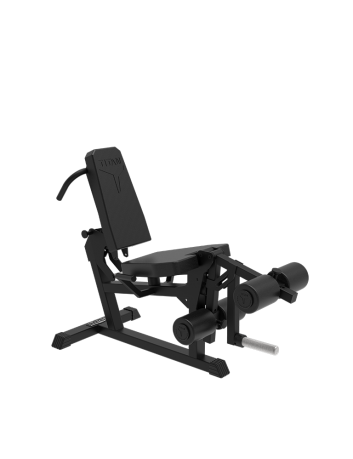 Combined leg curl and extension machine
