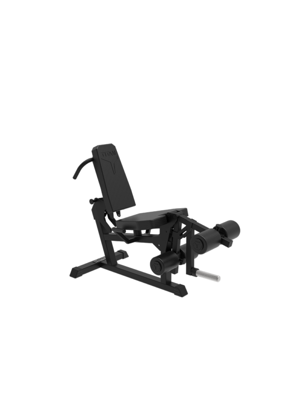 Combined leg curl and extension machine