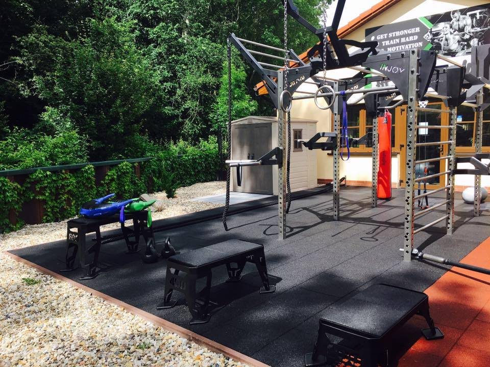 Outdoor fitness area, Germany